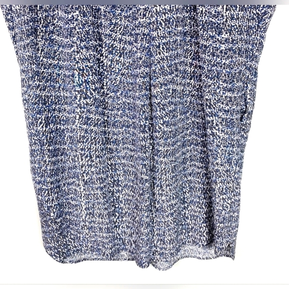 VINCE Silk Shift Static Print Tunic Dress With Pockets Size M - Picture 8 of 16